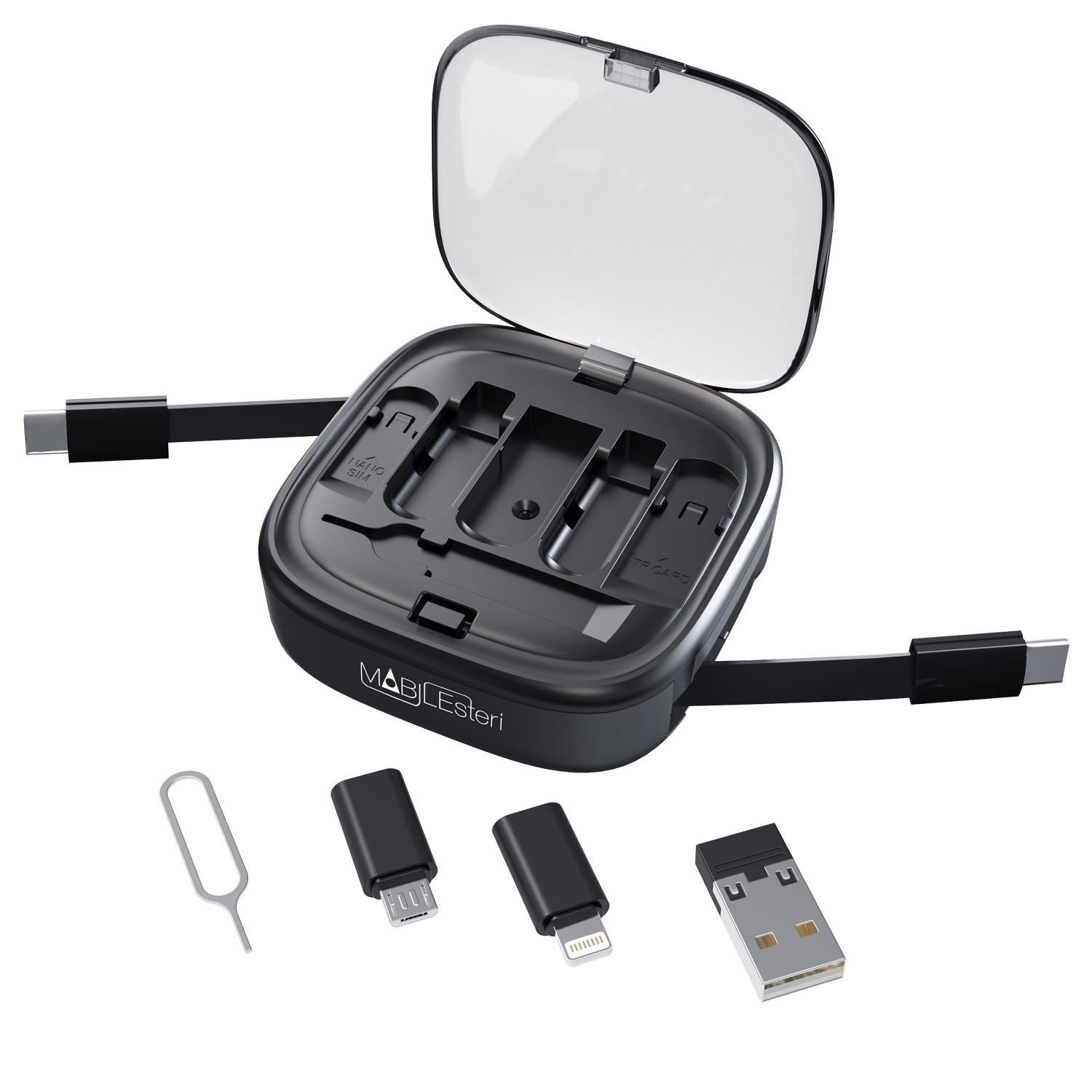 Travelmall x MobileSteri 8-in-1 Multi-Tool Premium Travel Essentials