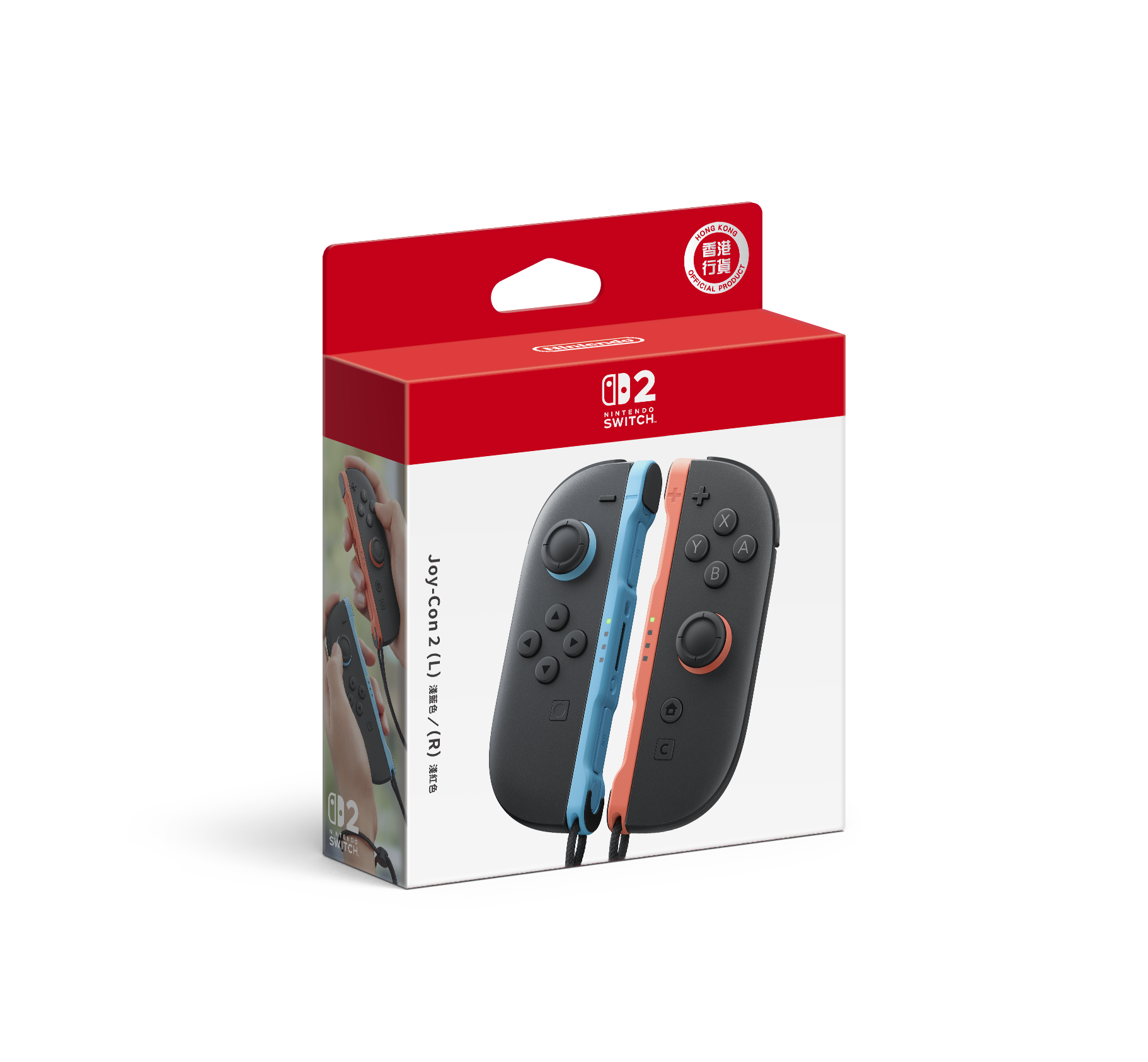 Nintendo Switch Accessories - Joy-Con 2 (L)/(R) - Pair Light Blue / Light Red - Nintendo Switch 2